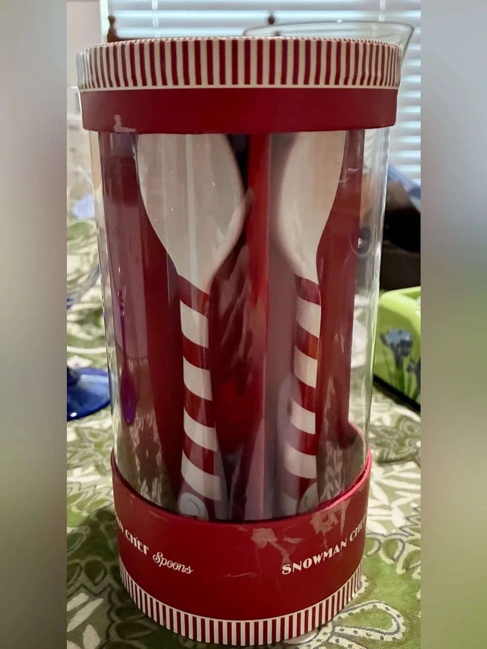 Williams Sonoma Snowman Chef Spoons Original Unopened Package.  4 in the Package